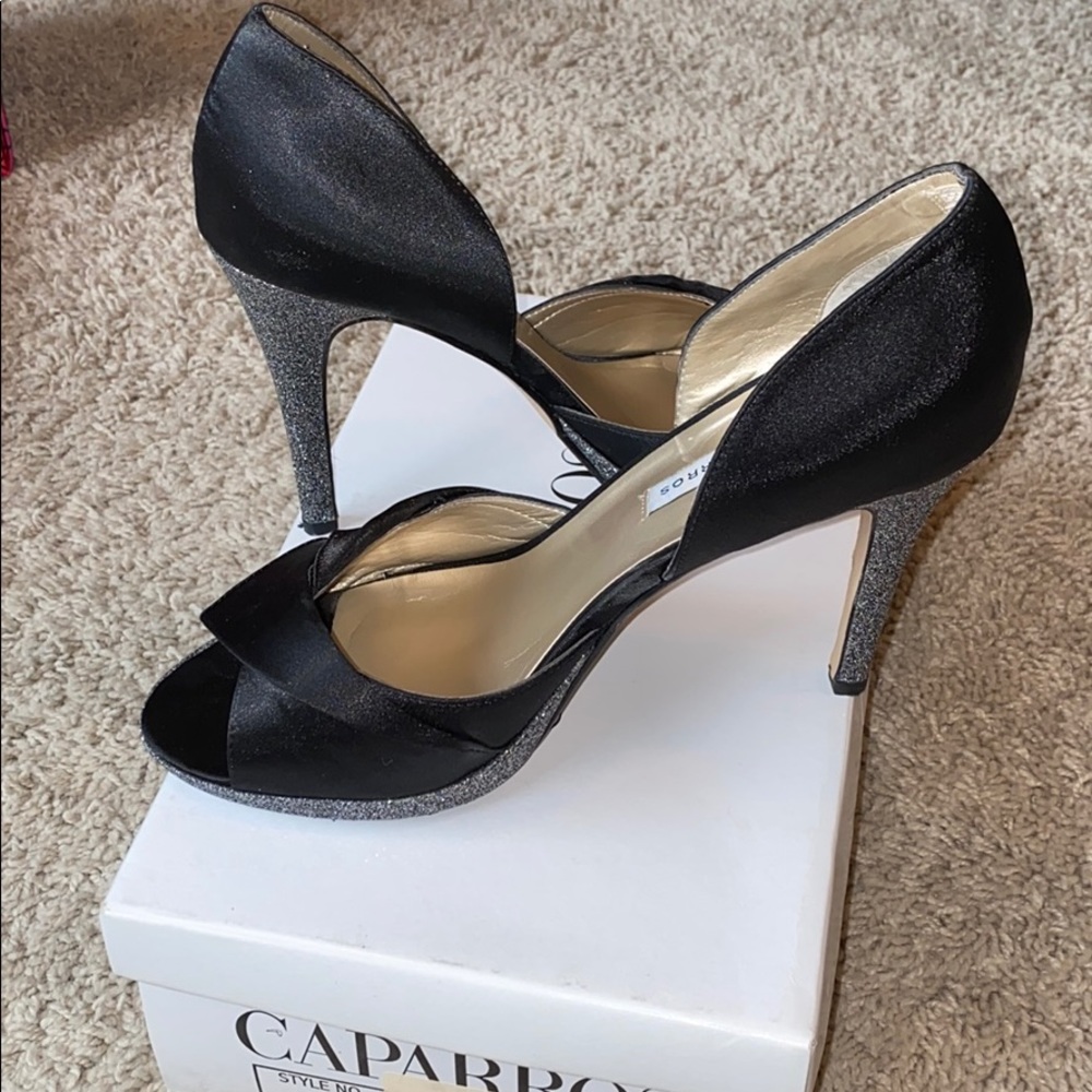 Caparros Tracy Heel- Black. Women’s Size 9.5